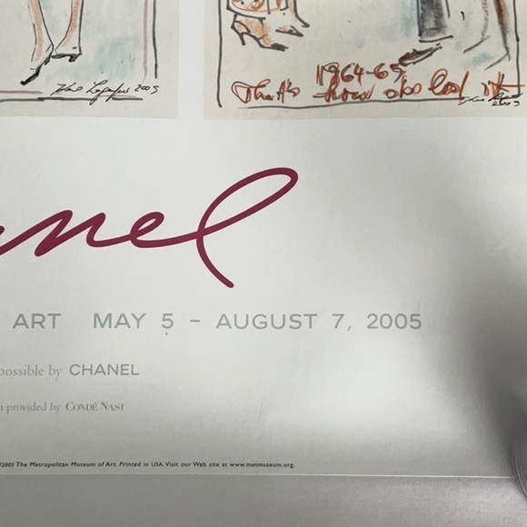 Chanel: Decade by Decade. The Metropolitan Museum of Modern Arts, 2005 Poster - Picture 13 of 16
